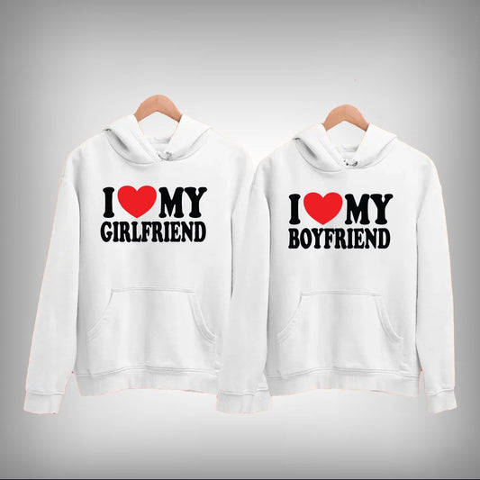 Boyfriend and Girlfriend Love Couple Hoodie