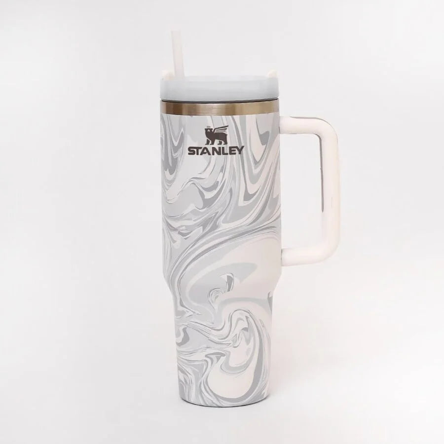 Marble Stanley Tumbler – Durable, Leak-Proof & Stylish