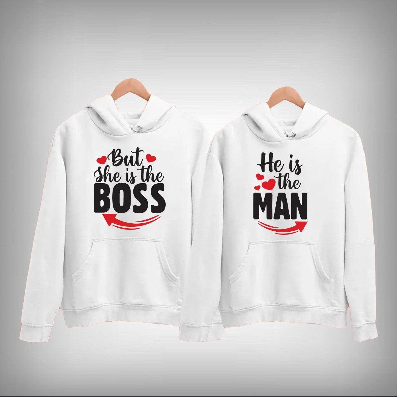 Vector Art 05 Couple Hoodie