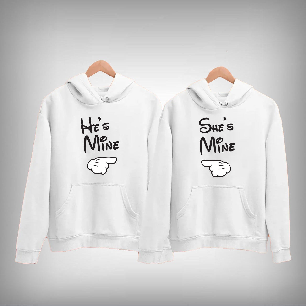 Vector Art 02 Couple Hoodie