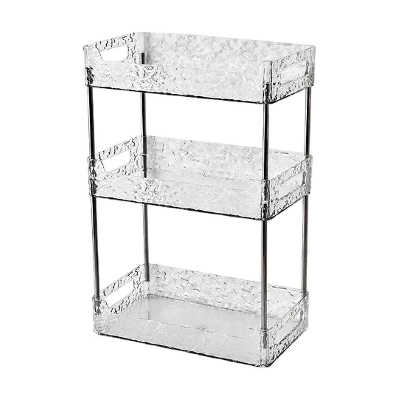 Luxury Acrylic Makeup Organizer – 2 or 3 Layer Vanity Storage