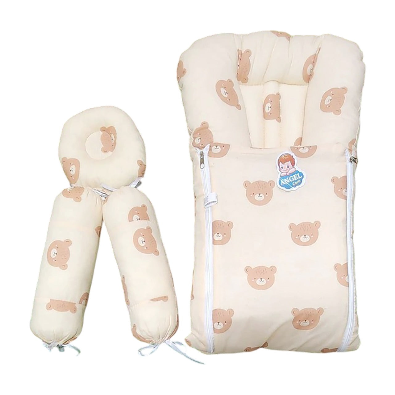 Baby & Baba 4-Piece Sleeping Bed Set with Carry Nest