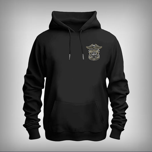 US Police Badge Hoodie