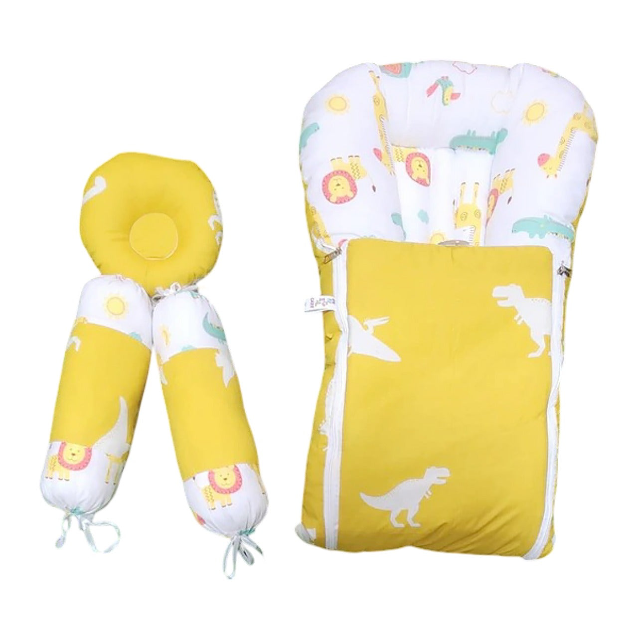 Baby & Baba 4-Piece Sleeping Bed Set with Carry Nest