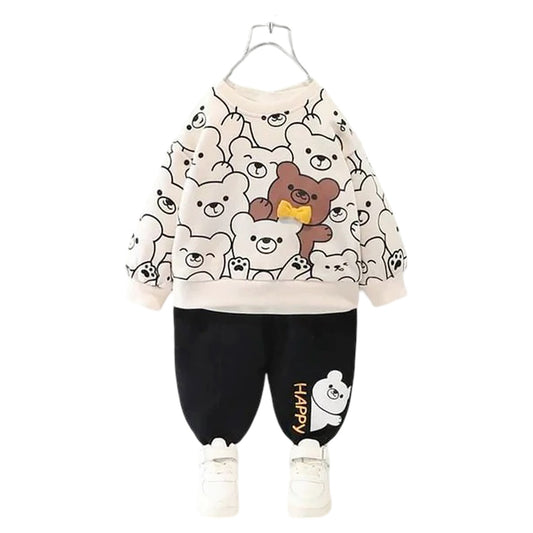 Cozy & Stylish for Baba & Baby Printed Winter Track Suit