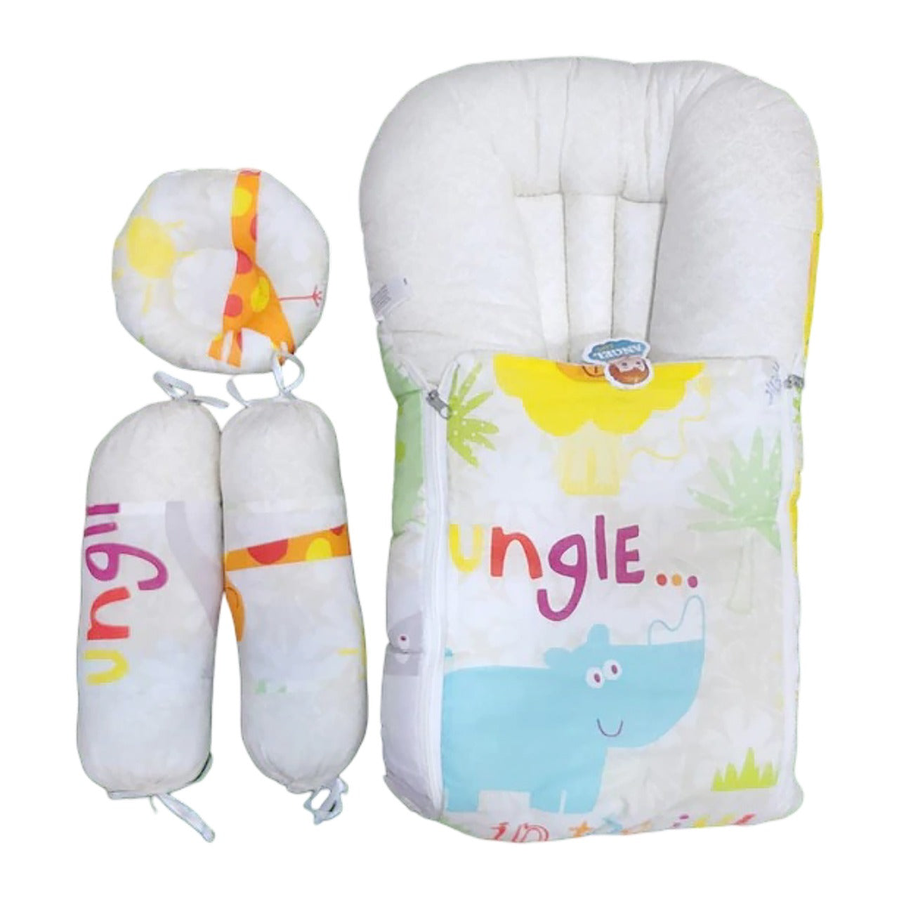 Baby & Baba 4-Piece Sleeping Bed Set with Carry Nest