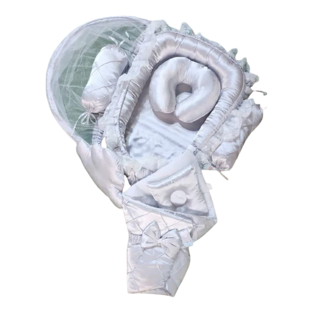 Set All-in-One Newborn Sleep & Travel Solution - 9 Pcs Carry Nest