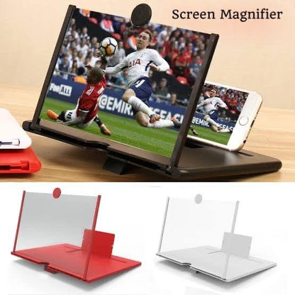F3 Mobile Screen Magnifier with Box – 3D HD Amplifier Stand