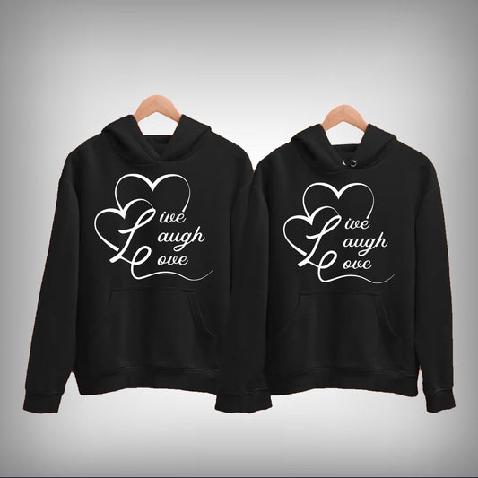 Vector Art 04 Couple Hoodie