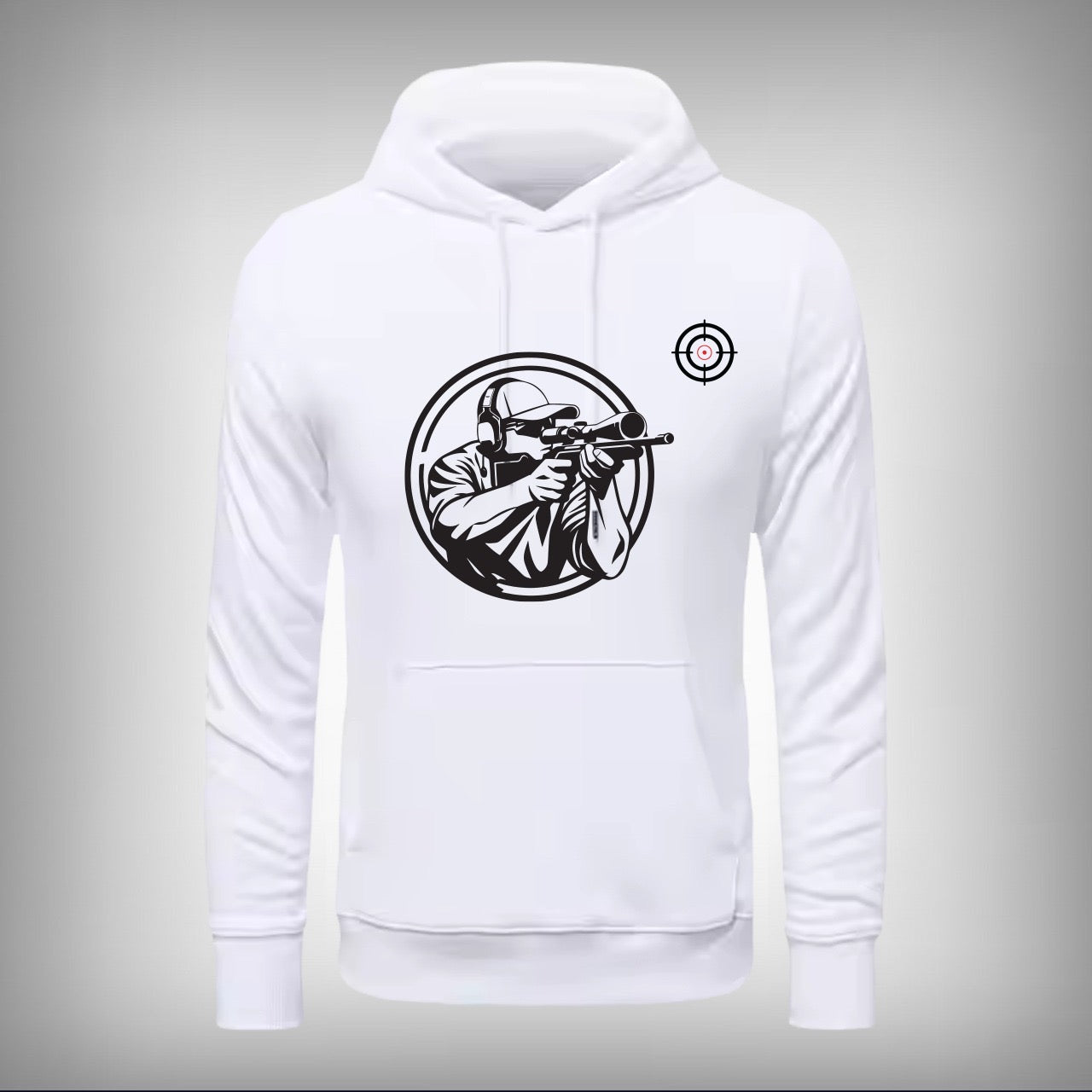 Shooter Vector Art Hoodie