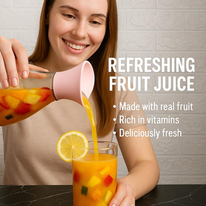 Snail Acrylic Juice Bottle 1.4L – Durable Taiwan-Made BPA-Free Water & Juice Container with Leak-Proof Lid