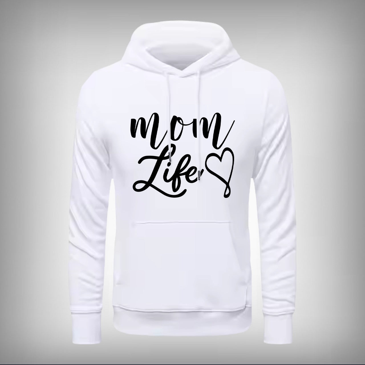 Mom Life Vector Art Hoodie