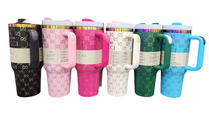 Premium 40oz GUCCI Printed Stanley Tumbler – 1200ml