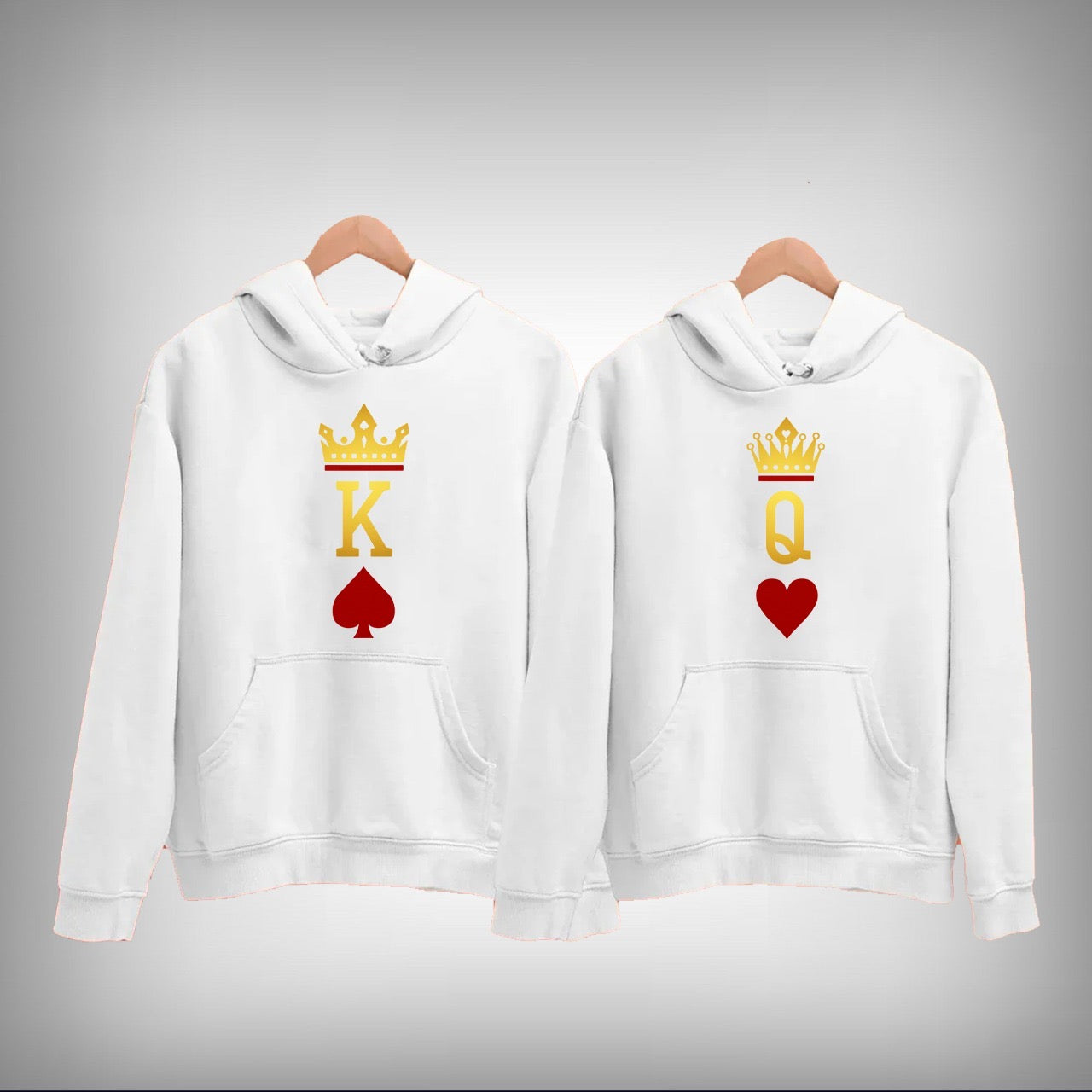 King and Queen Couple Hoodie