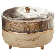 360° Rotating Crown Candy Box – Double Layer Storage Container