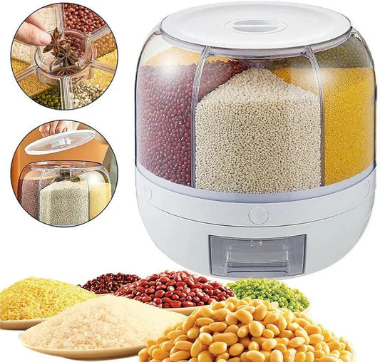 7L Rice & Grain Dispenser – Airtight Storage Container