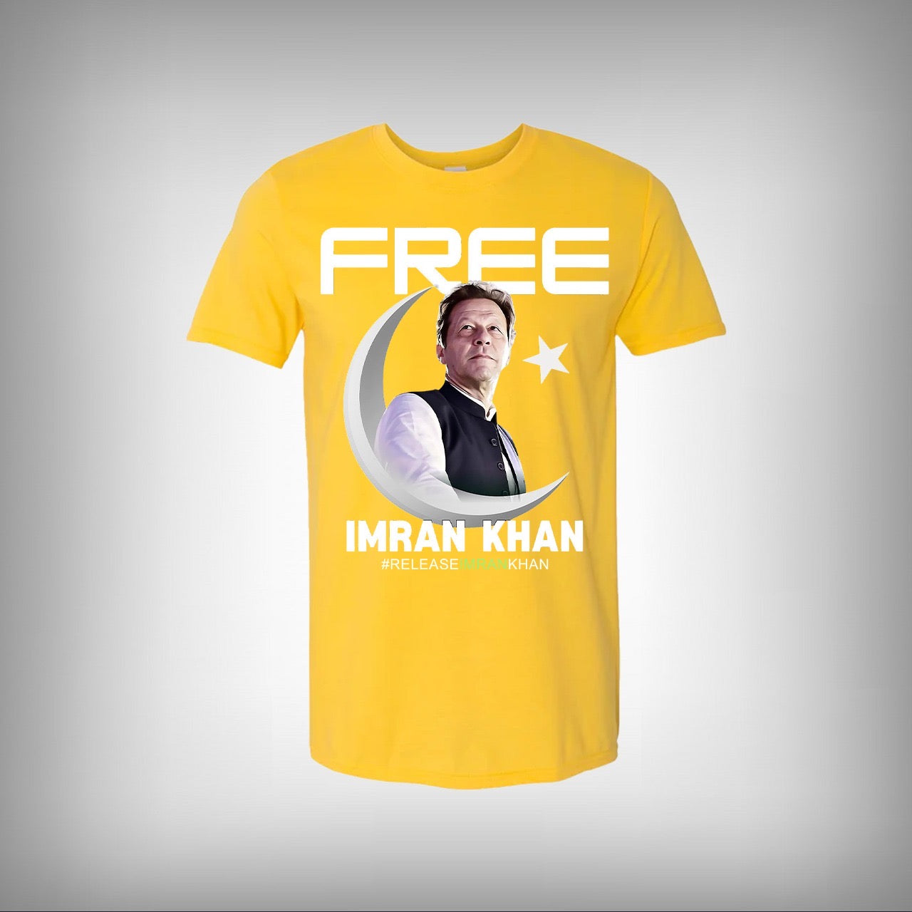 Free Imran Khan Half Sleeves T-shirt