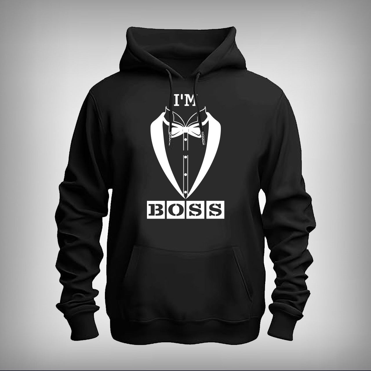 I'M Boss Vector Art Hoodie