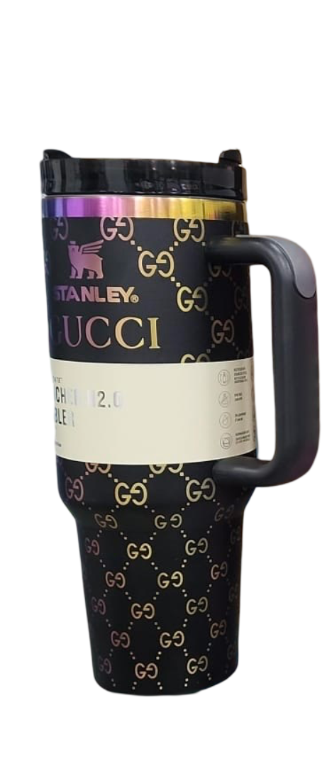 Premium 40oz GUCCI Printed Stanley Tumbler – 1200ml