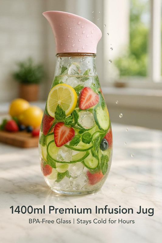 Snail Acrylic Juice Bottle 1.4L – Durable Taiwan-Made BPA-Free Water & Juice Container with Leak-Proof Lid