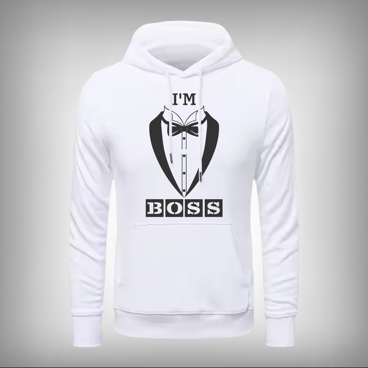 I'M Boss Vector Art Hoodie