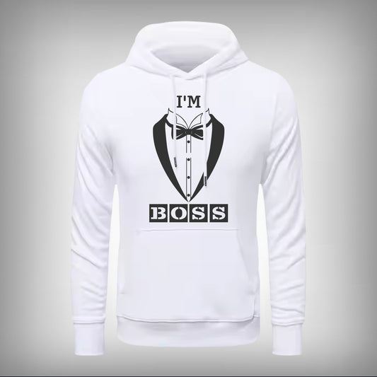 I'M Boss Vector Art Hoodie