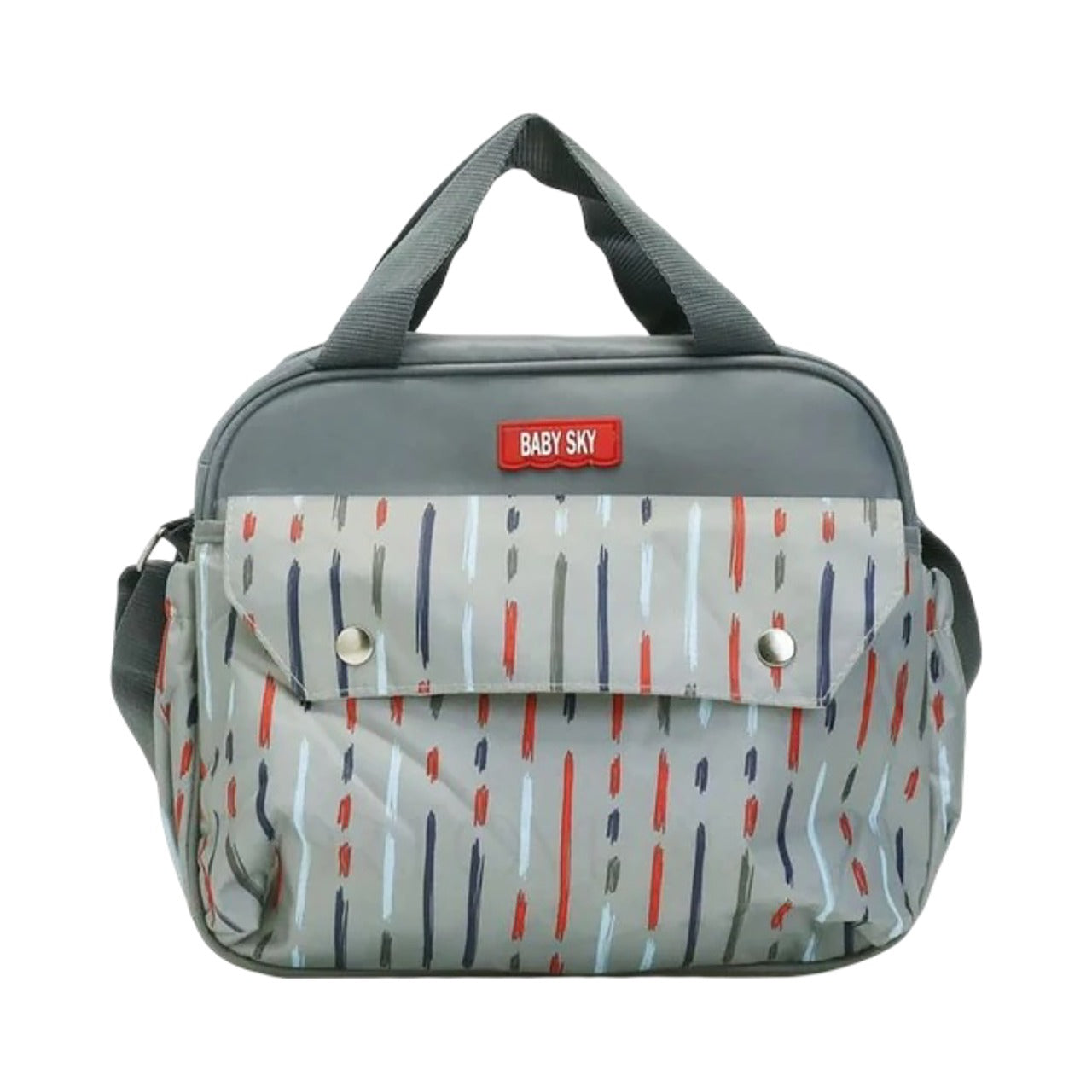 Embroidered Baby Bag Set for Mom & Daughter – Cute Diaper Bag with Bottle Holder & Side Pockets