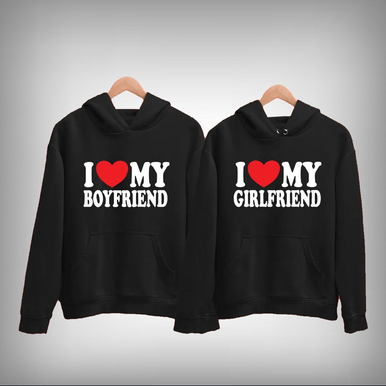 Boyfriend and Girlfriend Love Couple Hoodie