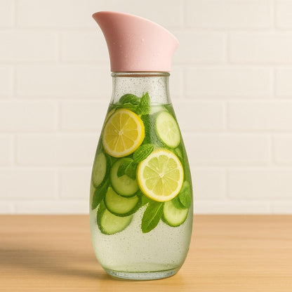 Snail Acrylic Juice Bottle 1.4L – Durable Taiwan-Made BPA-Free Water & Juice Container with Leak-Proof Lid