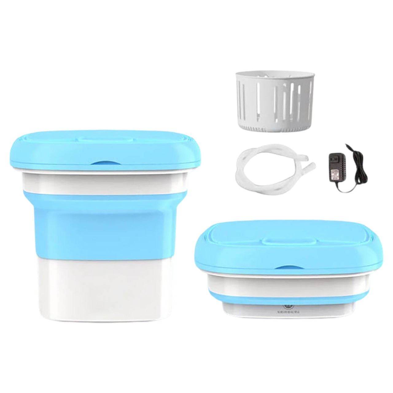 Portable Folding Washing Machine – Compact, Semi-Automatic, Perfect for Apartments, Travel & Dorms