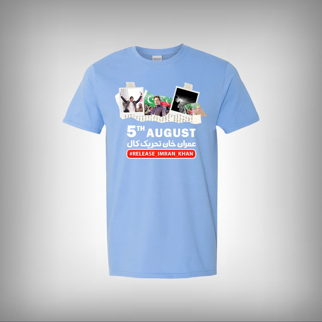 Imran Khan Protest Call Half Sleeves T-shirt