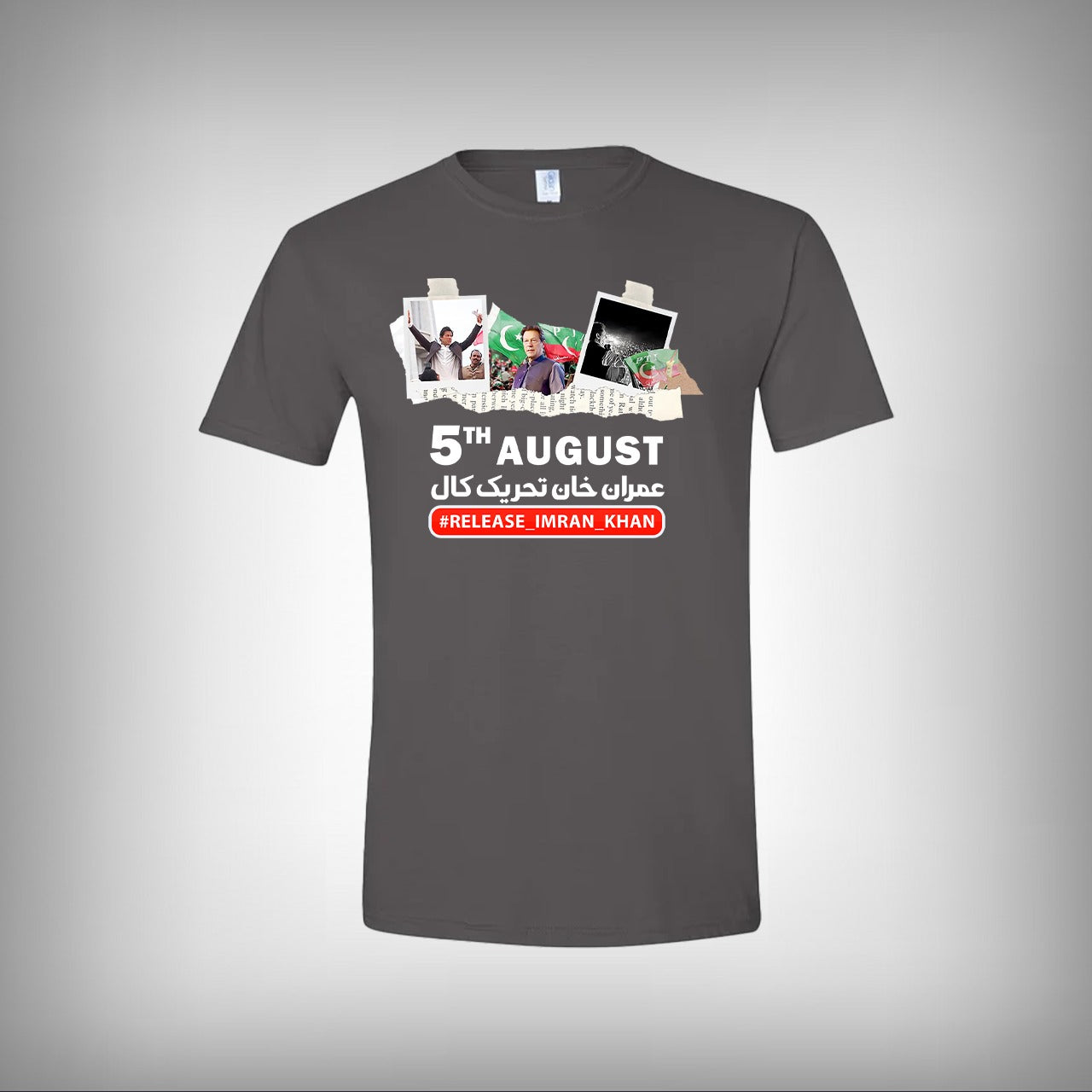 Imran Khan Protest Call Half Sleeves T-shirt