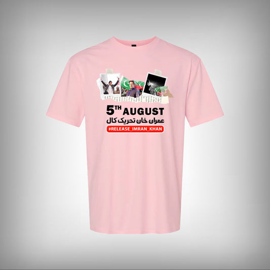 Imran Khan Protest Call Half Sleeves T-shirt
