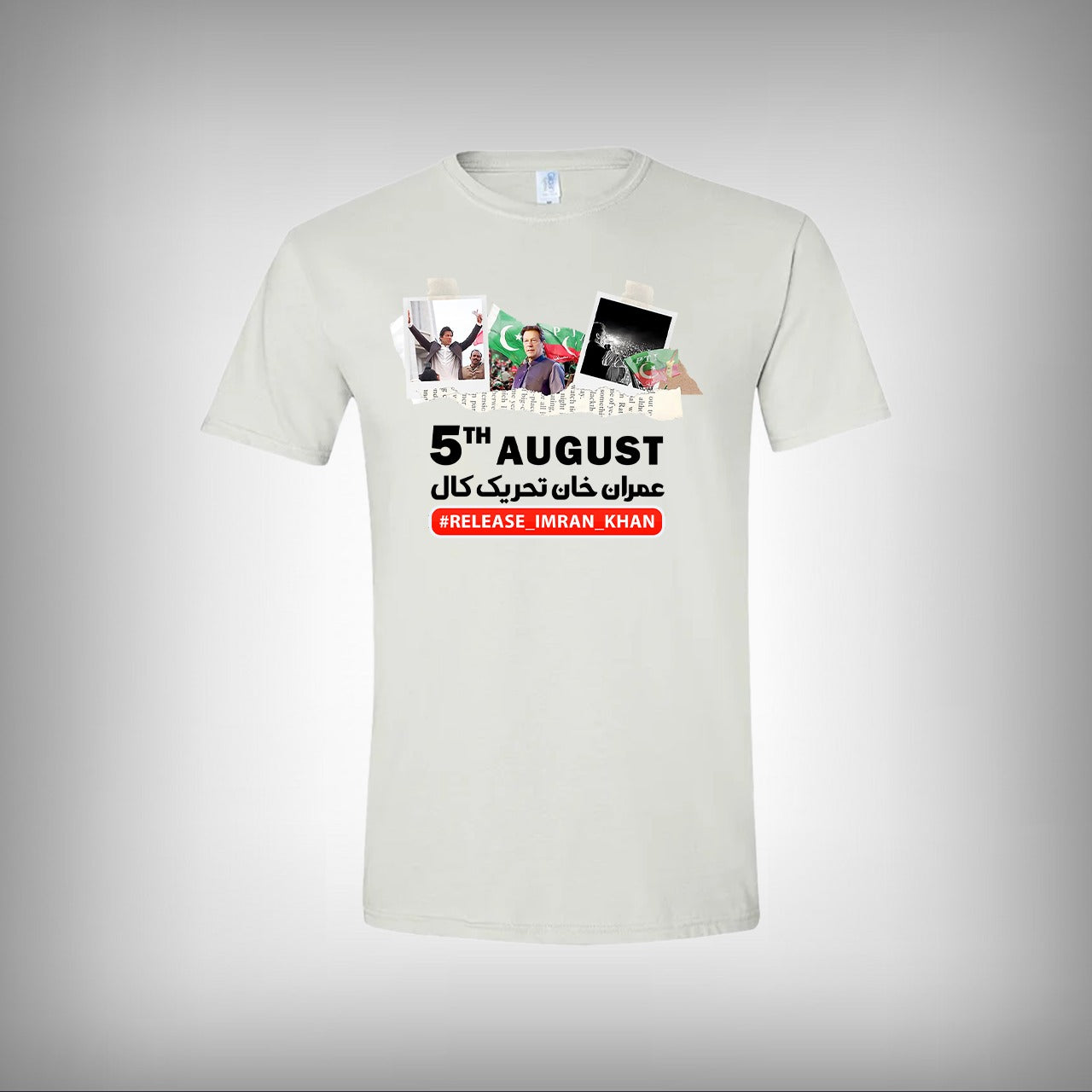 Imran Khan Protest Call Half Sleeves T-shirt