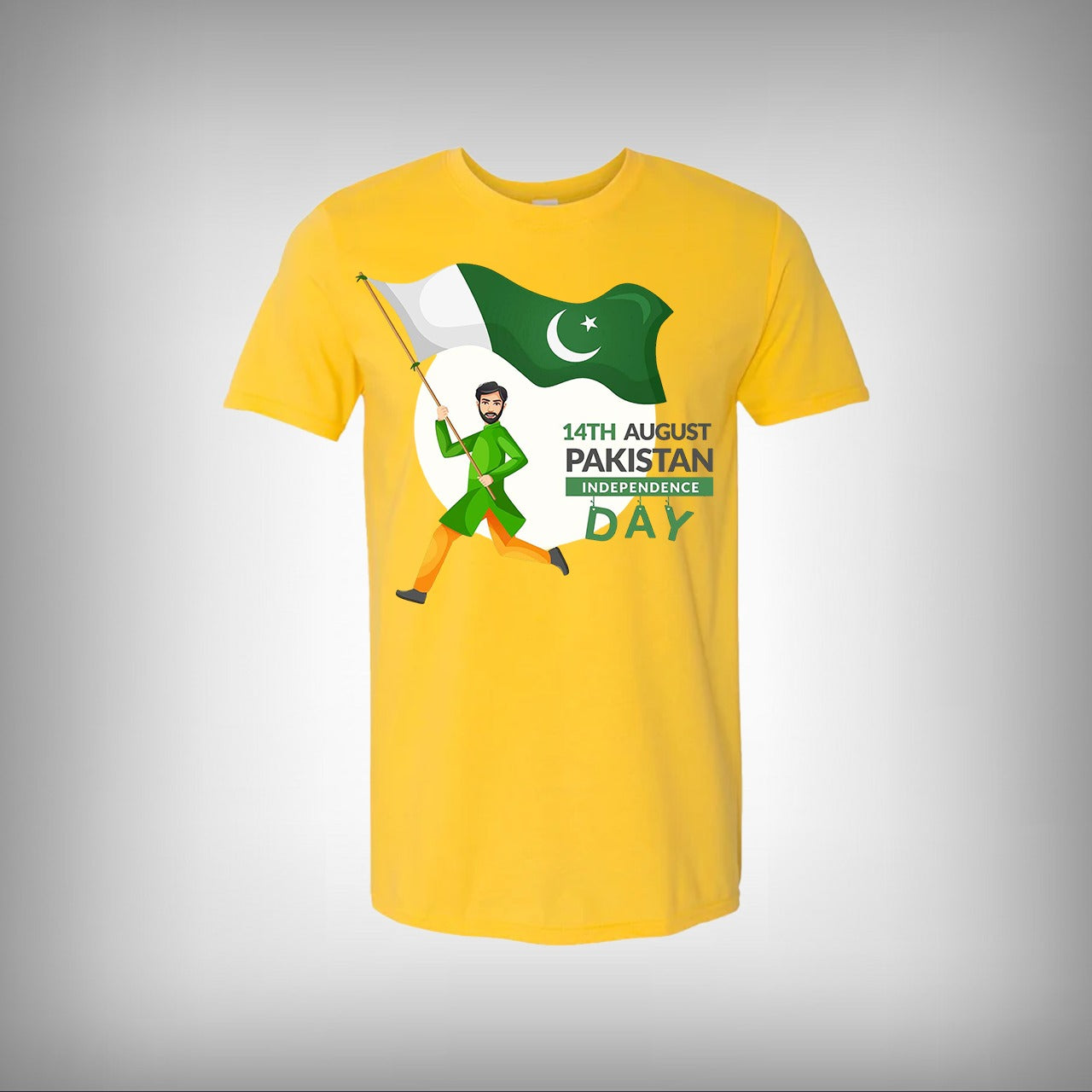 Pakistan Independence Day Half Sleeves T-shirt