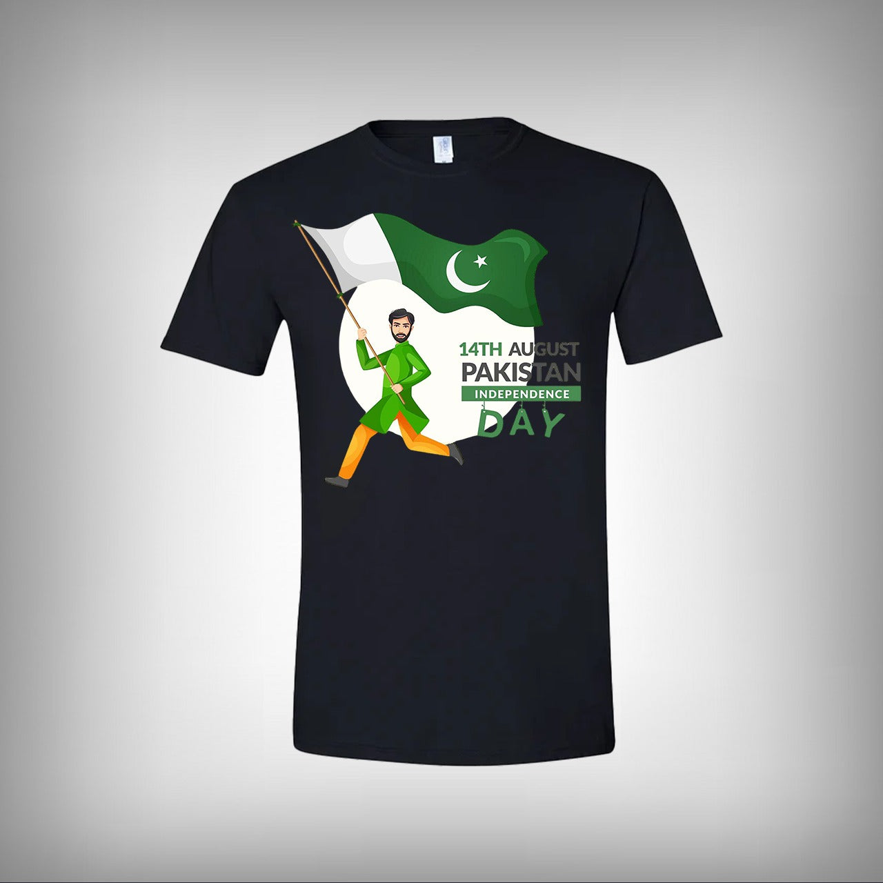 Pakistan Independence Day Half Sleeves T-shirt