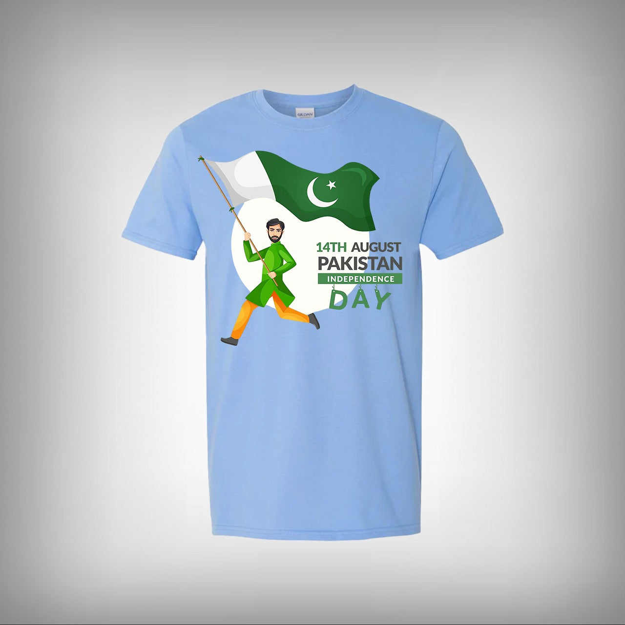 Pakistan Independence Day Half Sleeves T-shirt