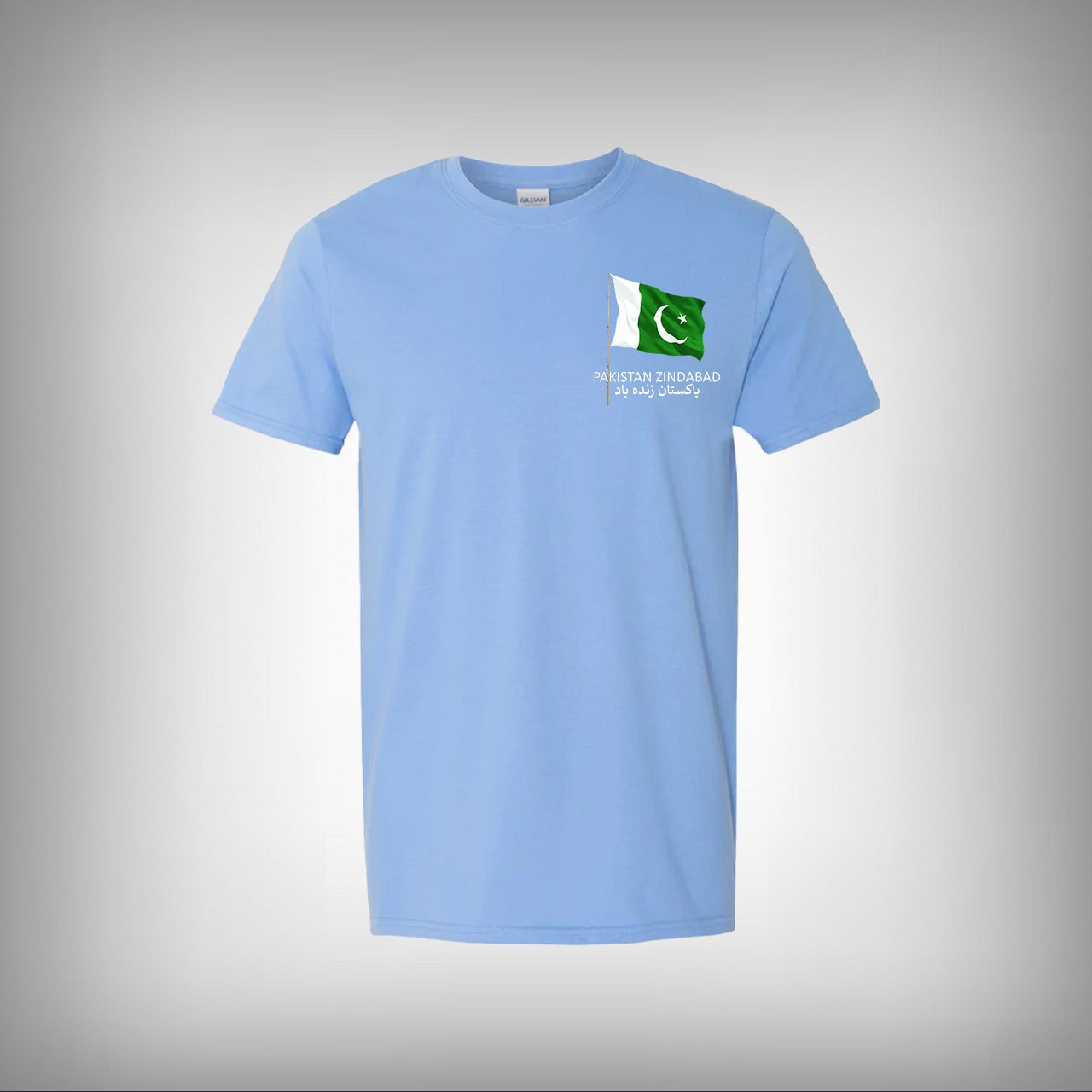 Pakistan Zindabad Flag Half Sleeves T-shirt
