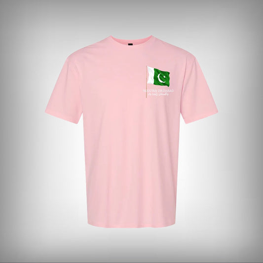 Pakistan Zindabad Flag Half Sleeves T-shirt