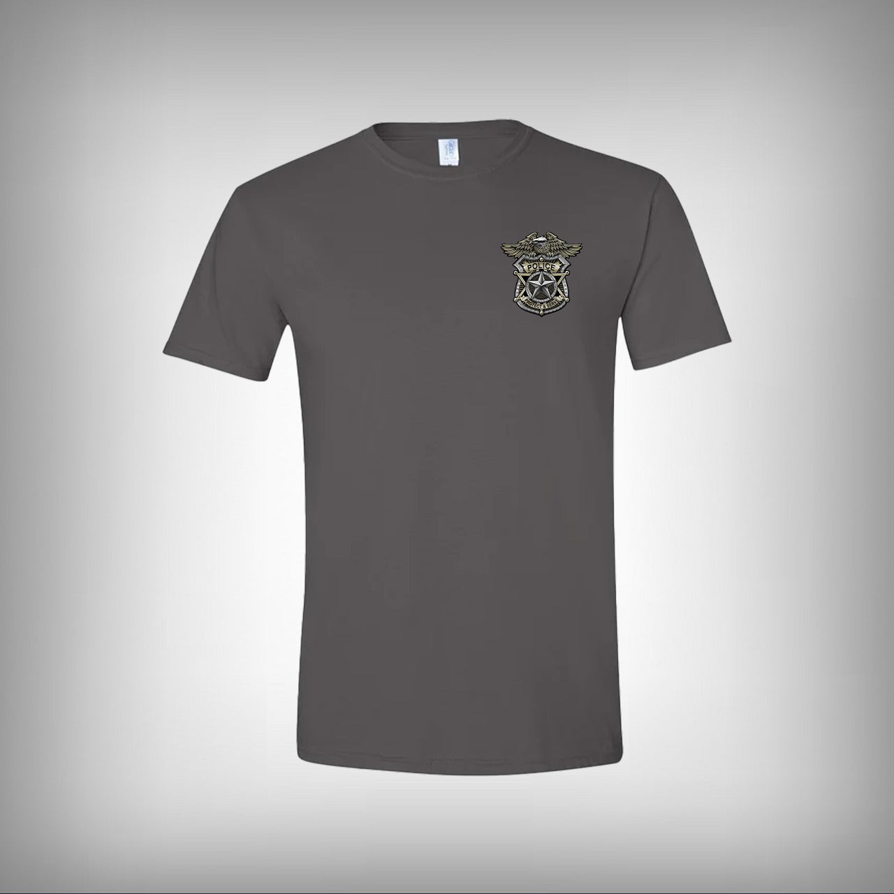 US Police Badge Half Sleeves T-shirt