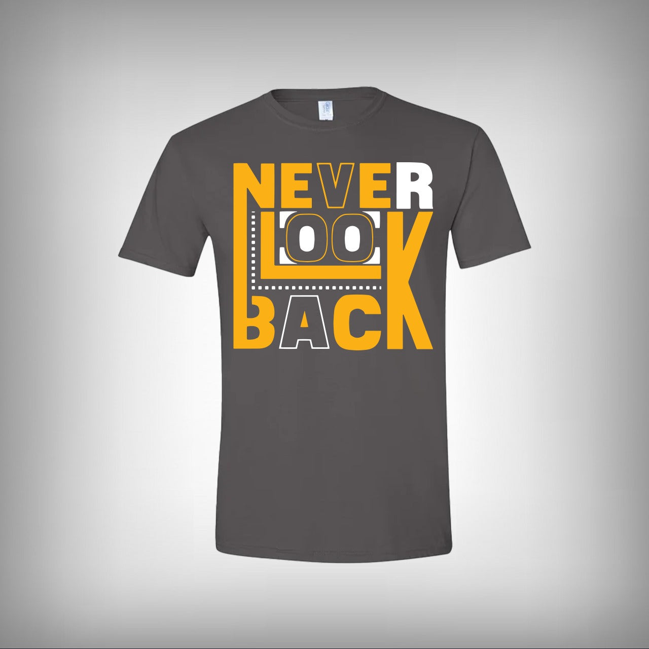 Never Look Back Half Sleeves T-shirt