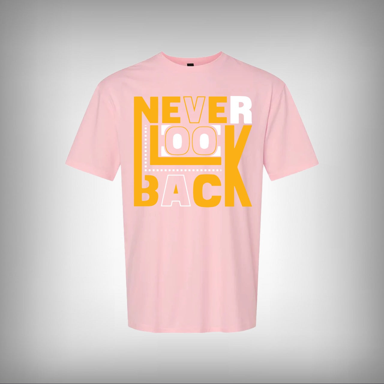 Never Look Back Half Sleeves T-shirt