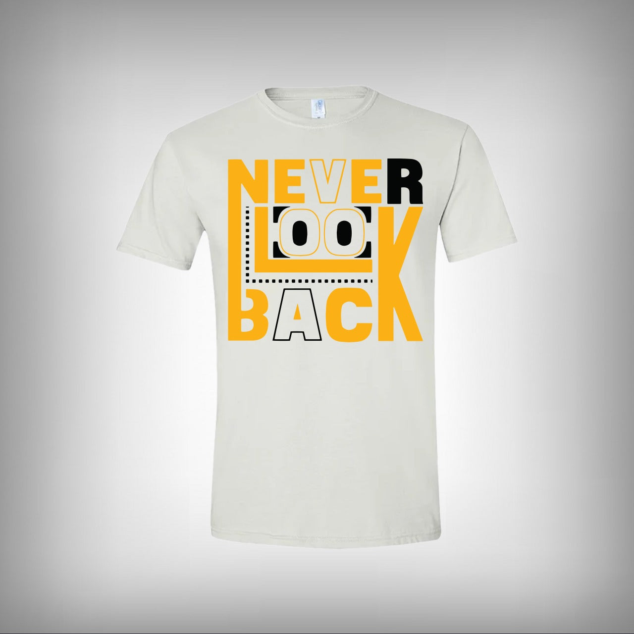 Never Look Back Half Sleeves T-shirt