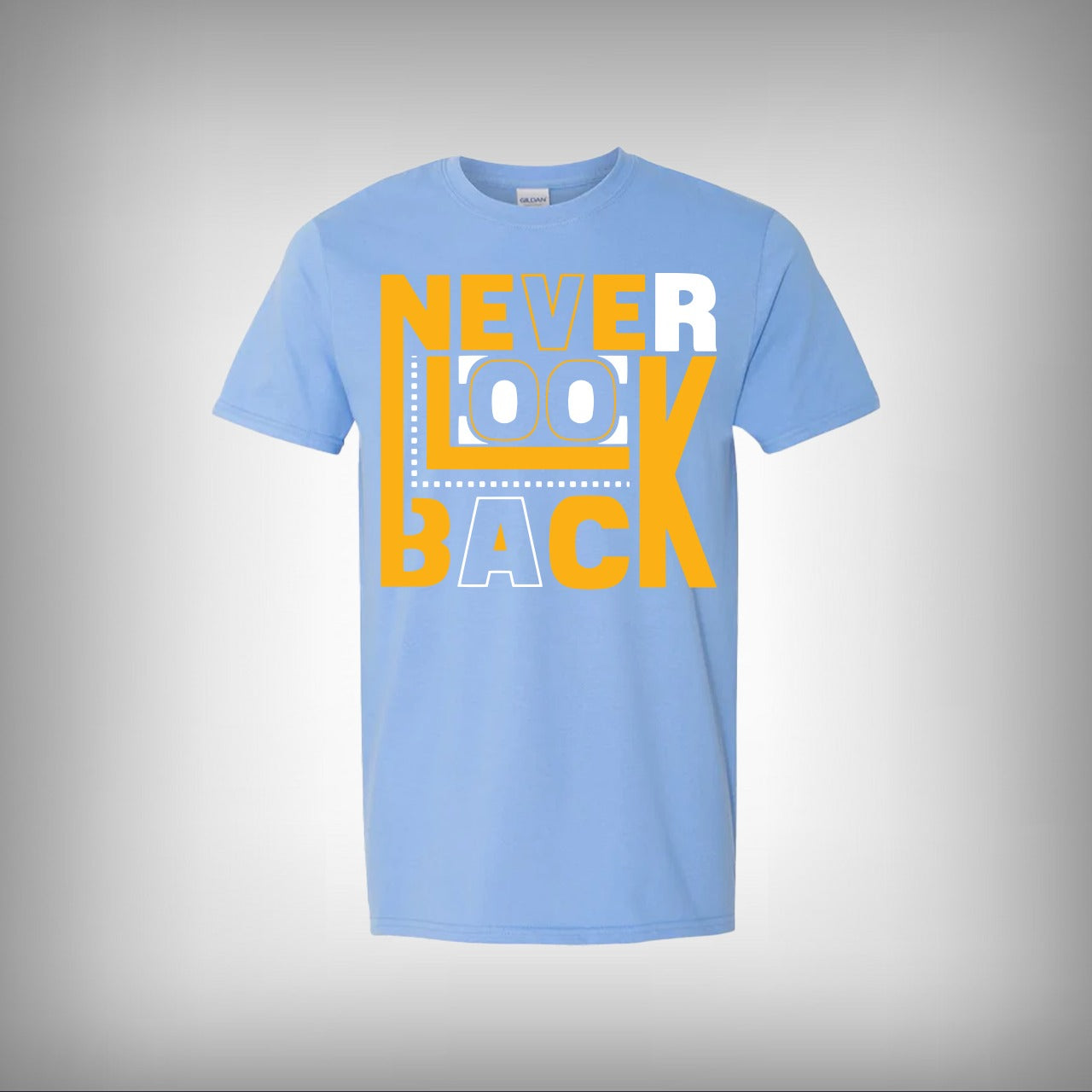 Never Look Back Half Sleeves T-shirt
