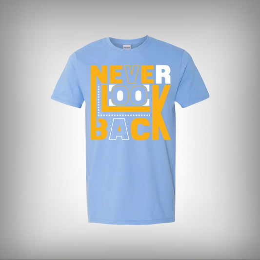 Never Look Back Half Sleeves T-shirt