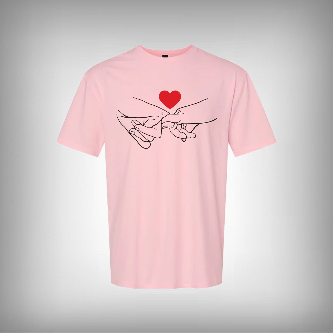 Love Hands Half Sleeves T-shirt