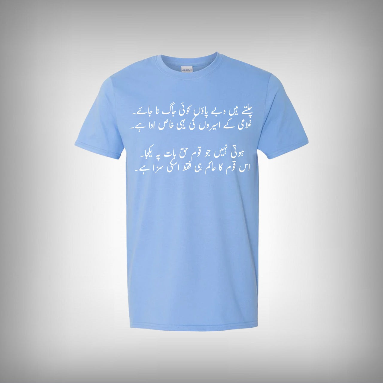 Chalte Hain Dabe Paon Poetry Half Sleeves T-shirt