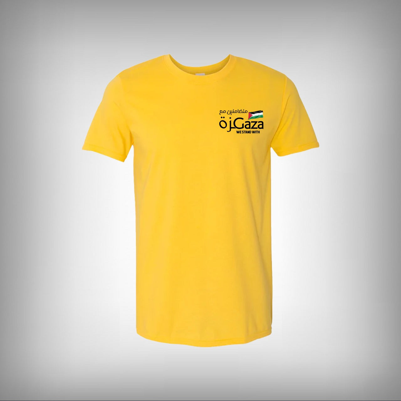 We Stand with Gaza Half Sleeves T-shirt