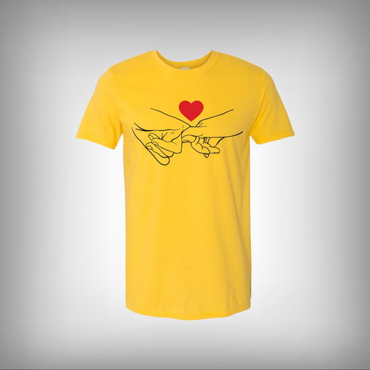 Love Hands Half Sleeves T-shirt