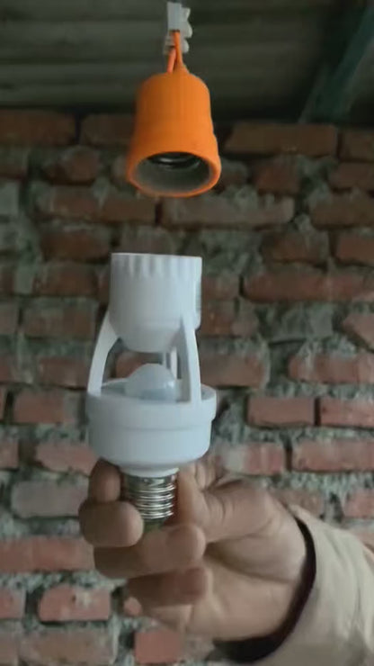 Motion Sensor Light Bulb Holder E27